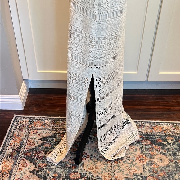 Guess Ivory Crochet Maxi Dress - Picture 4 of 12